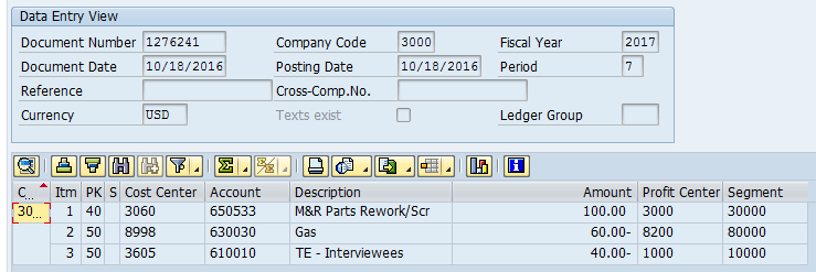 Document Splitting example