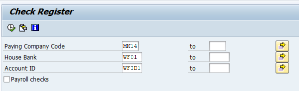 Display Check register