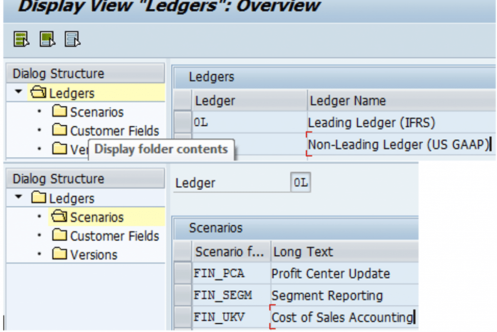 Assign new GL scenarios to Ledger