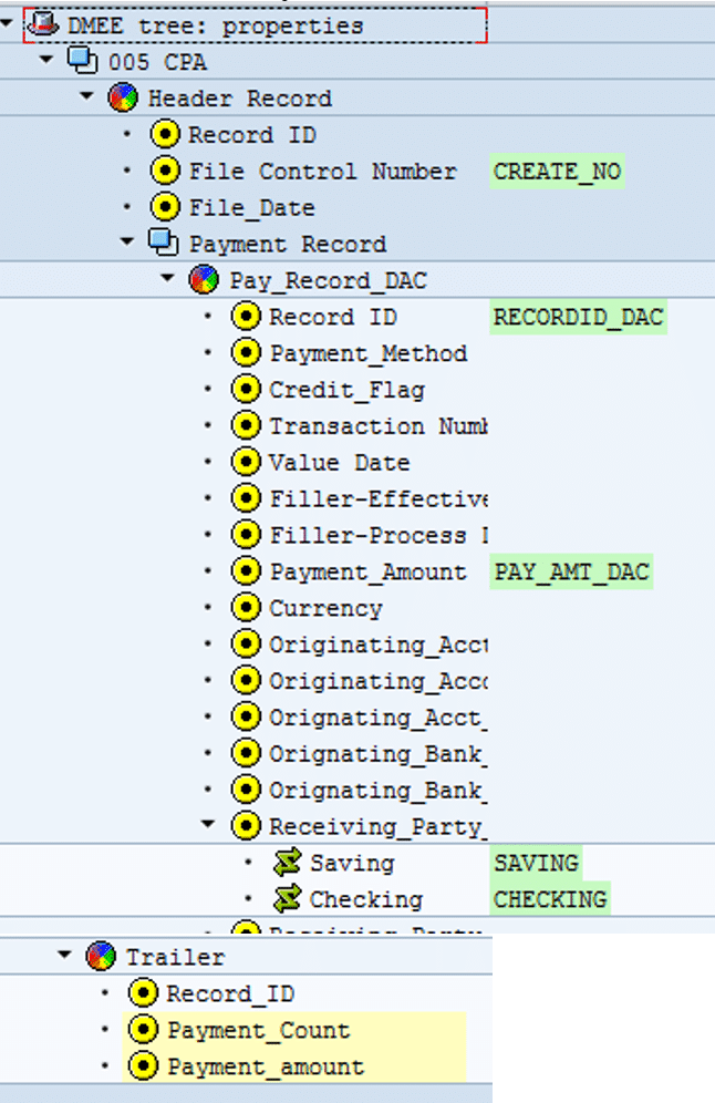 Create Payment Media File – File Structure