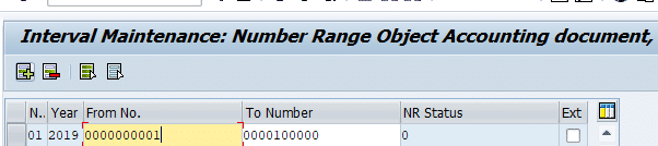 Document Number Range