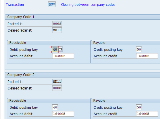 Cross-Company/Inter-company transactions