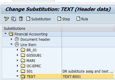 Create Substitution