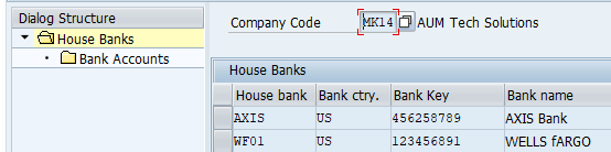 Define House Bank