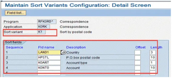 Define Sort Variants for Correspondence