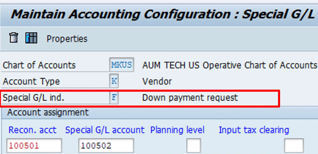 Maintain alternative reconciliation account for Noted items