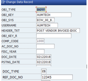 Test iDoc in WE19