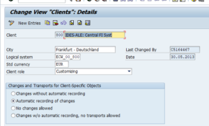 Assign client 800 to Logical system