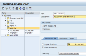 Create XML Port