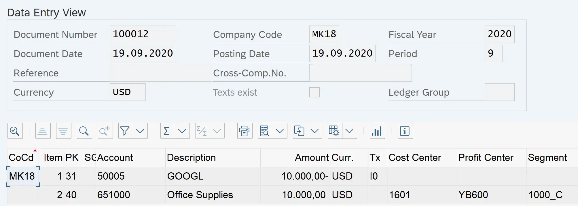 Vendor Invoice