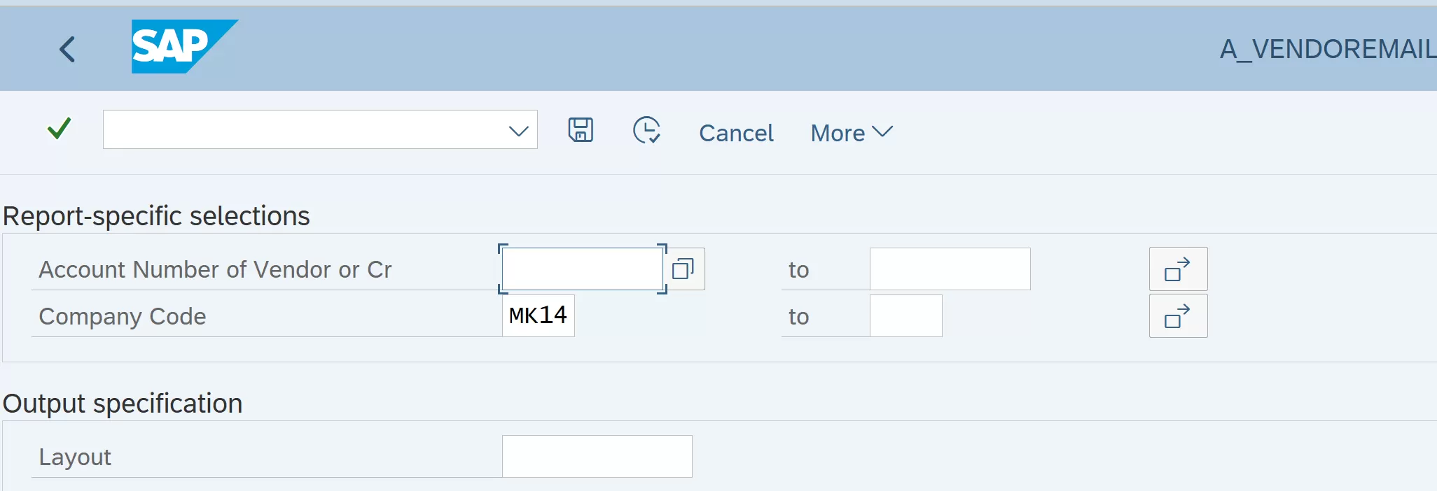 Run SAP SQVI Query