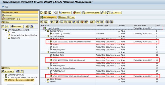 SAP Dispute Management